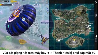Vừa cất giọng hót trên máy bay thanh niên bị chui sấp mặt #2
