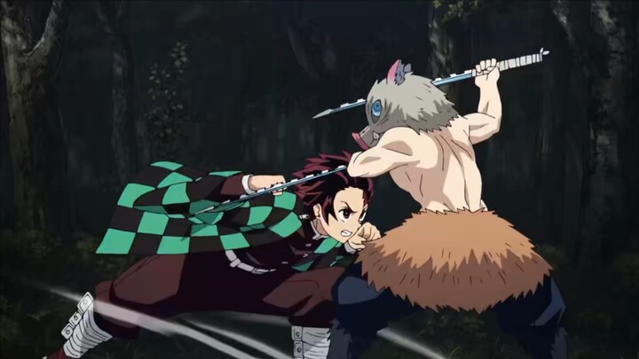 Tanjiro Kamado Vs Inosuke