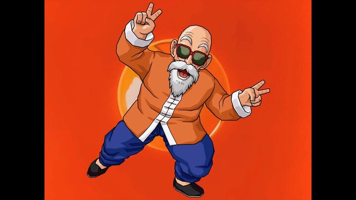 The Wise Turtle Hermit of Dragon Ball