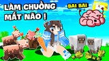 LÀM CHUỒNG GIA SÚC KHÔNG NÃO | MẶP DORAM BỊ MẤT NÃO KHI LÀM CHUỒNG GIA SÚC TRONG MINECRAFT