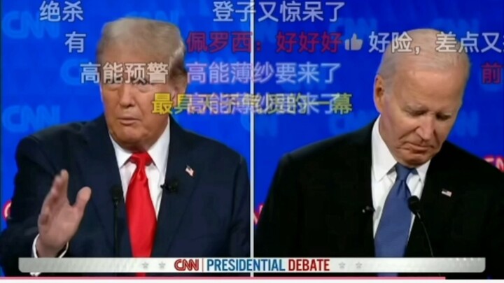 Shock, contemplation, sighs, emotional turmoil… After 81 minutes of intense back-and-forth, Trump su