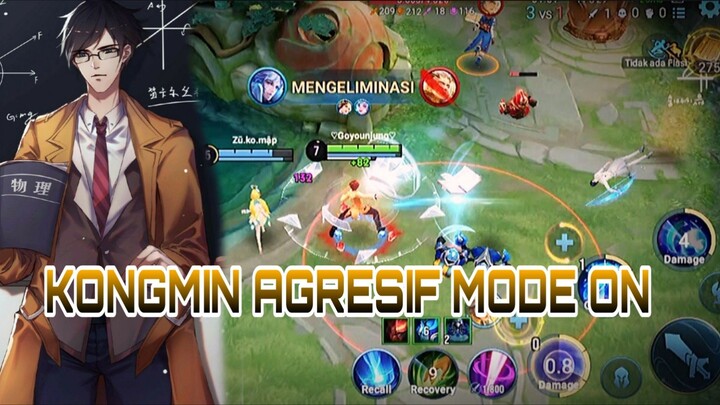 KONGMIN AGRESIF MODE ON