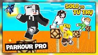 MINECRAFT NHƯNG PARKOUR QUÁ PRO? SIRO SOLO CỰC GẮT CÙNG TỨ TRỤ HERO TEAM