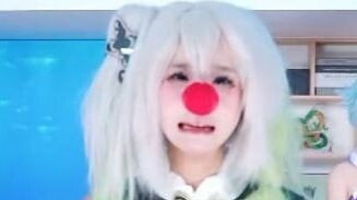 The little grass god cursed and danced and finally turned into a clown