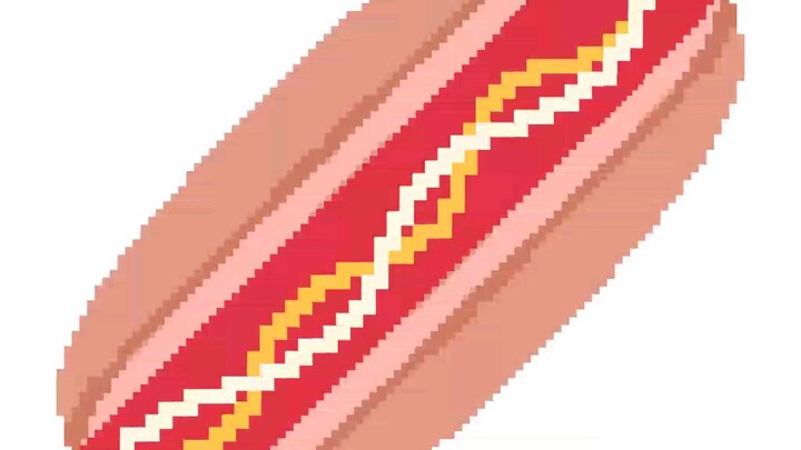 [Pixel Art] Hotdog