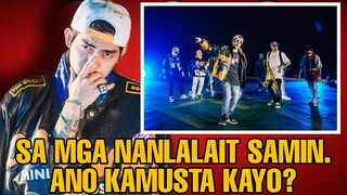 HONCHO NIYABANGAN ANG MGA HATERS MATAPOS ANG KANILANG CONCERT SA ARANETA? | EX BATTALION | ATIN