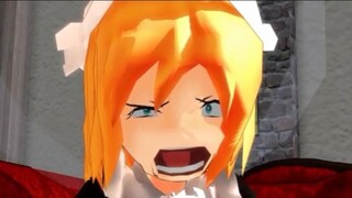 [One Person Full Role] Scarlet Devil Mansion Fairy Fight Touhou MMD Japanese Dubbing