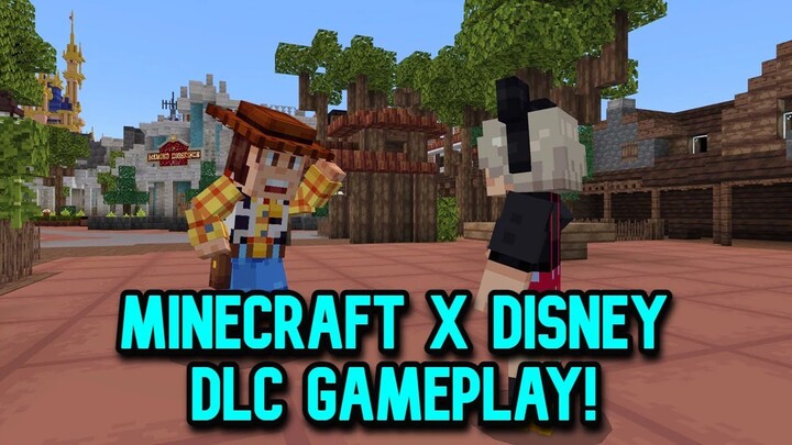 Minecraft x Walt Disney Magic Kingdom DLC - First 29 Minutes of Gameplay