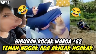 HIBURAN LUCU WARGA +62 || TEMAN NGGAK ADA AKHLAK NGAKAK