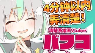 【剪辑】4分钟弄清楚Bafuko清楚的直播【Vtuber/Bafuko】