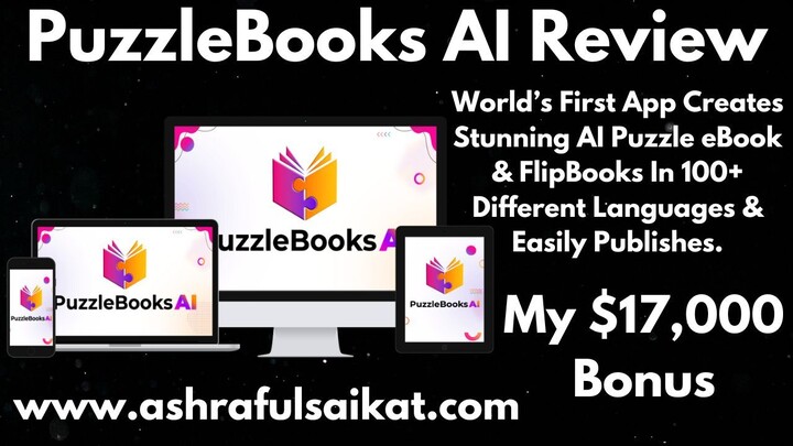 PuzzleBooks AI Review - Create & Sell Limitless AI Puzzle EBooks