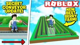 EASIEST AFK BERRY FARM!! *Conveyors move players!* Roblox Skyblox