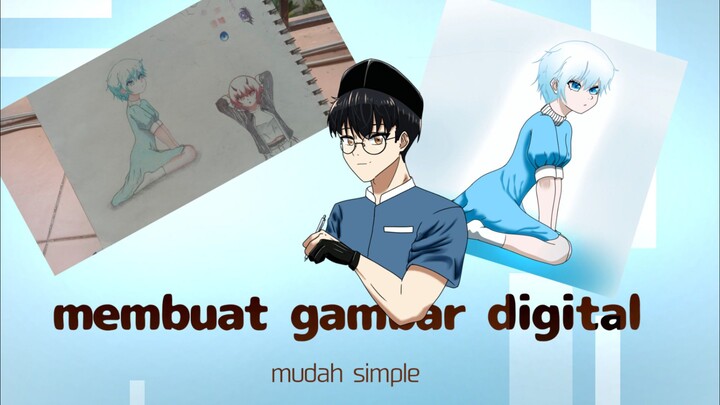menggambar digital menggunakan ibispaintx
