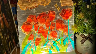 拜托啦！好朋友，我也会收到你亲手做的 郁金香小夜灯 的，对吧～