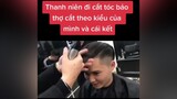 số nhọ cho thanh niên đi cắt tóc đúng theo ý mình.cliphai clip haihuoc haivuinhon vui xuhuong xuhuongtiktok 30shine thocattoc