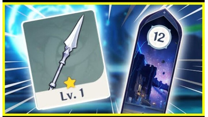 Level 1 Polearm + Floor 12 Spiral Abyss = ??? | Genshin Impact