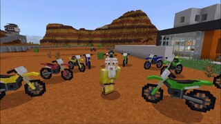 Minecraft / Adding Dirt Bikes To Minecraft | Dirt Bike World By Pickaxe Studios