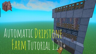 Minecraft Automatic Dripstone Farm Tutorial