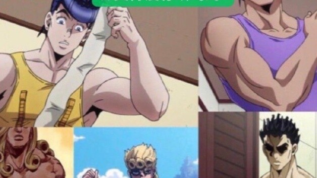 Grafik gantung JOJO yang keterlaluan