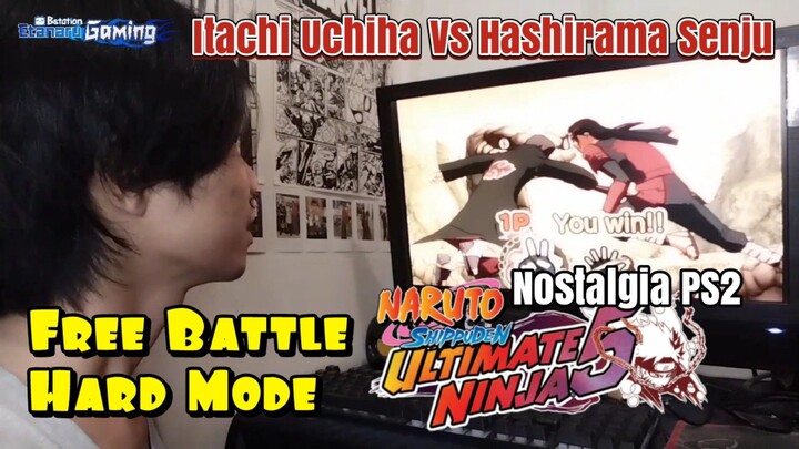 FREE BATTLE ITACHI UCHIHA VS HASHIRAMA SENJU - NARUTO ULTIMATE NINJA 5 NOSTALGIA PS2 DI TAHUN 2025