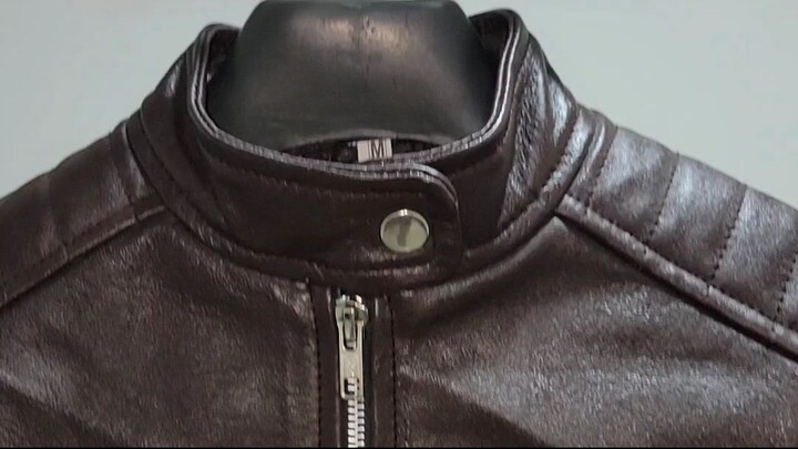 Vienna Maroon Quilted Leather Biker Jacket | Women’s Custom Leather Jacket Sample