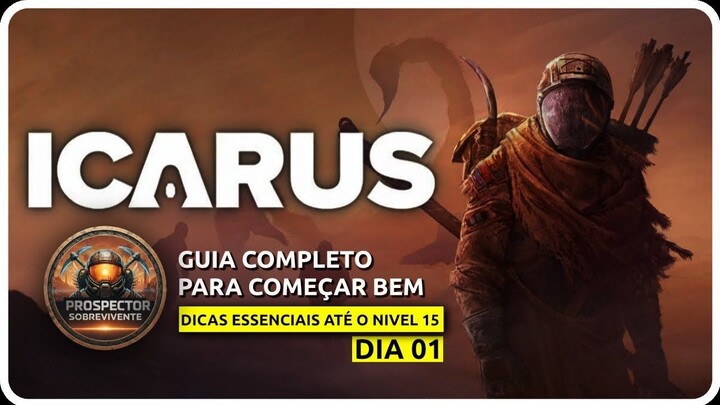 🟢 ICARUS | COMEÇANDO DO ZERO NO MAPA OLYMPUS O GUIA DE SOBREVIVÊNCIA DEFINITIVO (DIA 01)