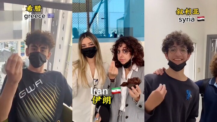 Di sekolah menengah internasional di Dubai, ada berapa banyak siswa dari berbagai negara?