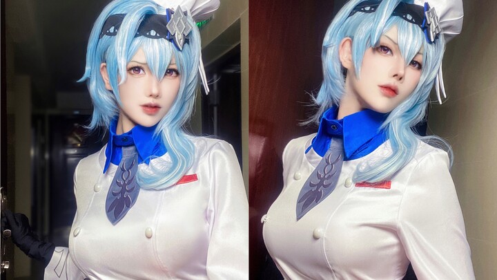 [Pizza Hut Eula Cosplay] So it was you who gave my pizza a bad review?