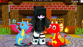 🐉เบื้องหลัง l เอาชีวิตรอด 100 วันโดยแปลงร่างเป็นมังกร l Minecraft สตอรี่