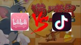 วิดีโอไซต์ Cat and Mouse B VS วิดีโอ TikTok ของ Cat and Mouse