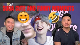 SUGA CUTE AND FUNNY MOMENTS 2018 (REACTION!!)