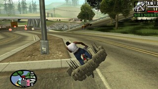 How to cross this row of roadblocks to other unopened cities in the early stage of San Andreas?