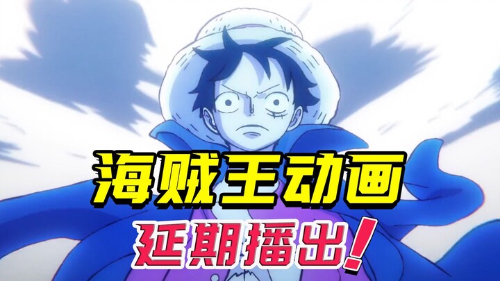 海贼王动画停播，复播时间未仍确定！！