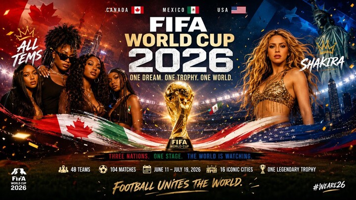 FIFA 2026 Song 🔥 | One Dream One Trophy | World Cup Football Music Video | FIFA 2026 World Cup Son