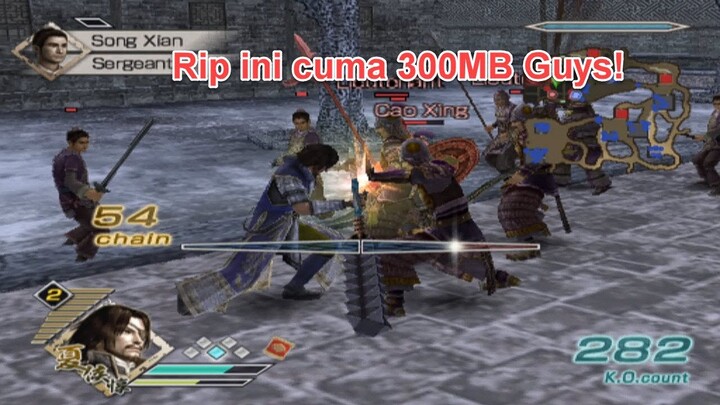 Dynasty Warriors 6 [PS2] - High Compress (Rip) Size Only 300MB!