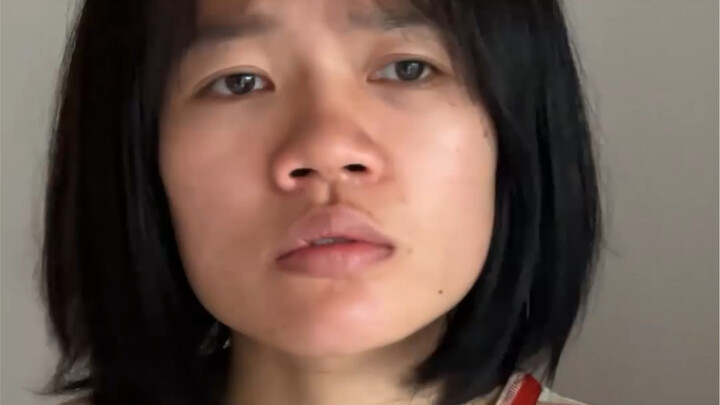 Applying Thai makeup on a square face—now it’s got that authentic Thai vibe, babe!!