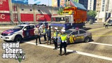 Sopir Truk Anti Gosip Kena Razia Patroli Polantas || GTA 5 Mod Polisi Indonesia