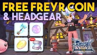 NEW EVENT, FREE FREYR COIN & HEADGEARS - RAGNAROK MOBILE