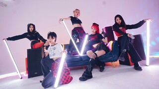 这样的热血摇滚女爱豆是第一次见吧！五人全曲【No Celestial】翻跳
