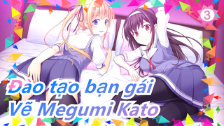Vẽ bạn giá nhàm chán, Megumi Kato tóc dài!!! /Bút lông | Đào tạo bạn gái_3