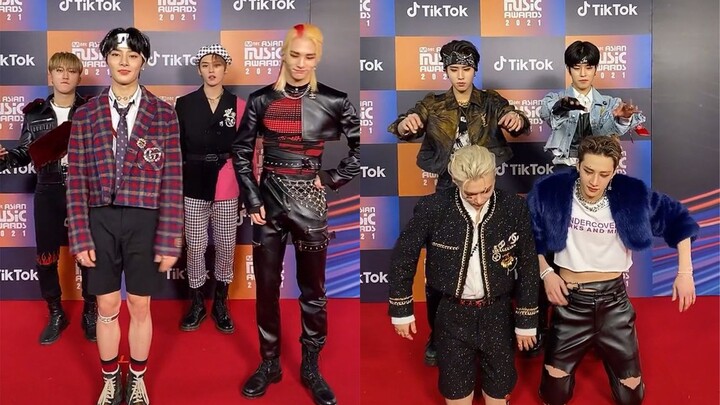 [Stray Kids] 2021 MAMA Backstage TikTok Compilation