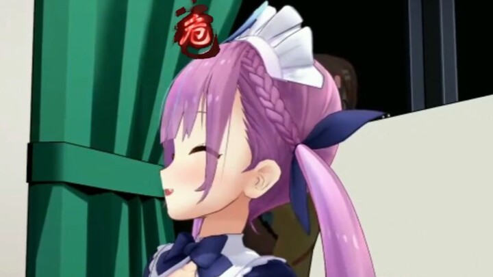 【熟肉·阿夸小剧场】在小粥家过夜的时候聊到了亲热话题的湊あくあ【MMD】