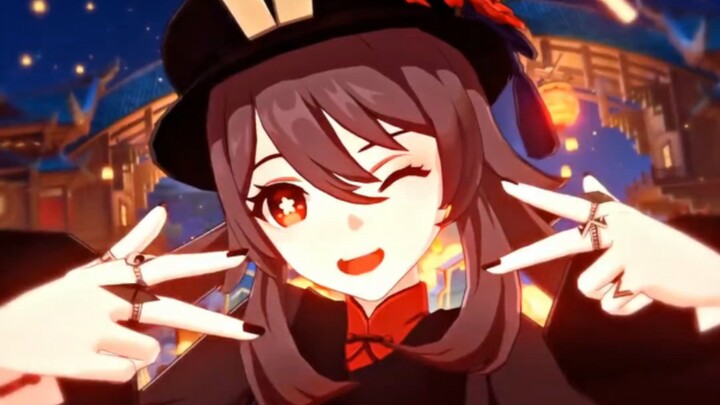 Hu Tao's expression is just too cute!