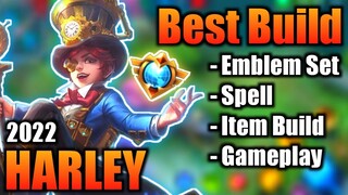 HARLEY BEST BUILD 2022 | TOP 1 GLOBAL HARLEY BUILD | HARLEY - MOBILE LEGENDS | MLBB