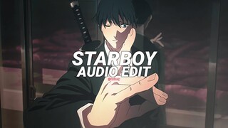 starboy - the weeknd ft. daft punk [edit audio]