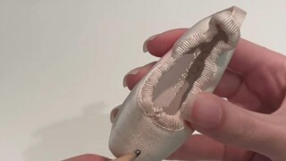Very small ballet shoes