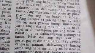 Pang Araw Araw na Talata.     Exodus 27:9-19