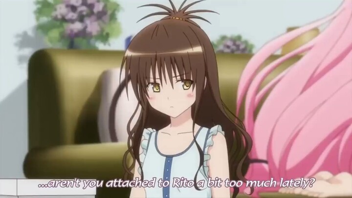 Mikan Sleeps with Rito and Momo watching them in the morning! -To LOVE-Ru Darkness 2nd