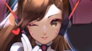 [Versi layar vertikal onesie Song Hana D.VA] Heroine overwatch coaplay hari ini versi layar vertikal seragam Song Hana