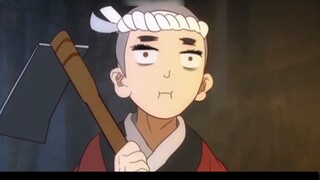 Kimetsu no Yaiba Zuihei Inosuke Gaiden: Inosuke dibesarkan oleh babi hutan sejak dia masih kecil, da